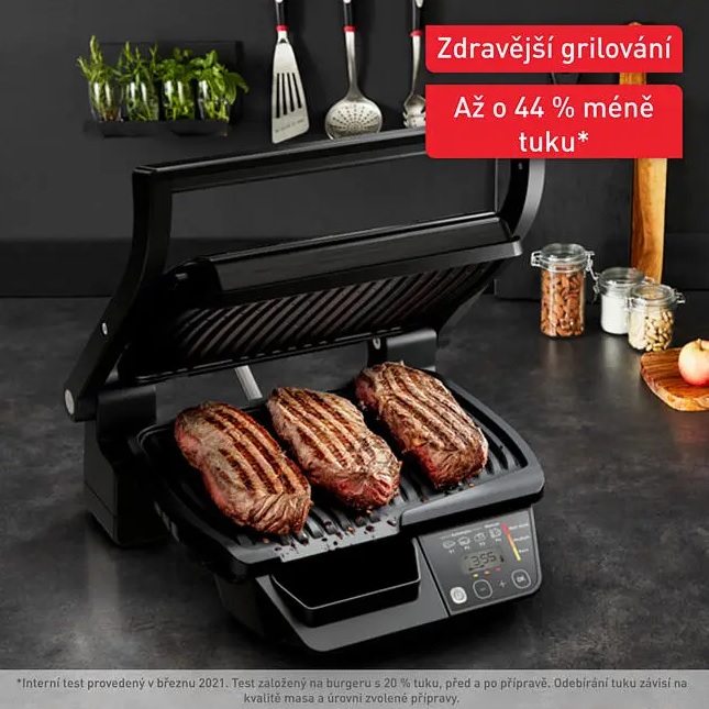 Tefal Elektrický kontaktní gril  OptiGrill GC7P0810 3